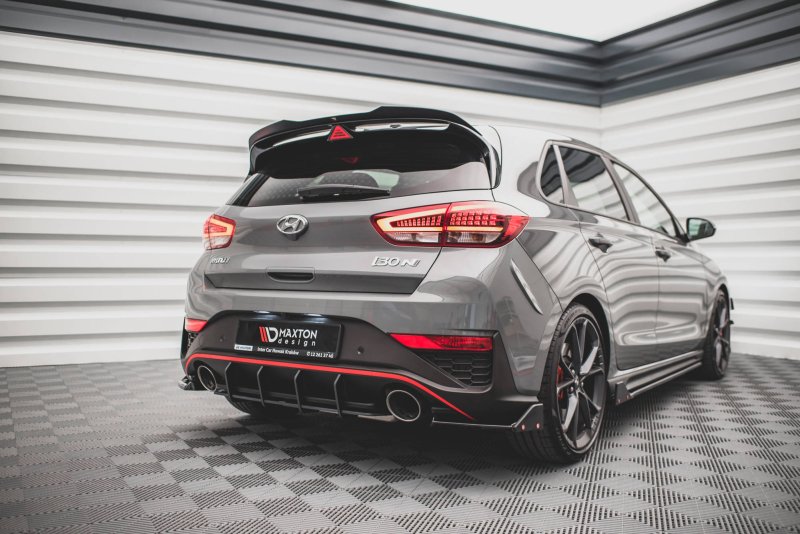 Maxton Street Pro Heckschürze für Hyundai I30 N Hatchback Mk3 Facelift HYI303FNCNC-RS1B