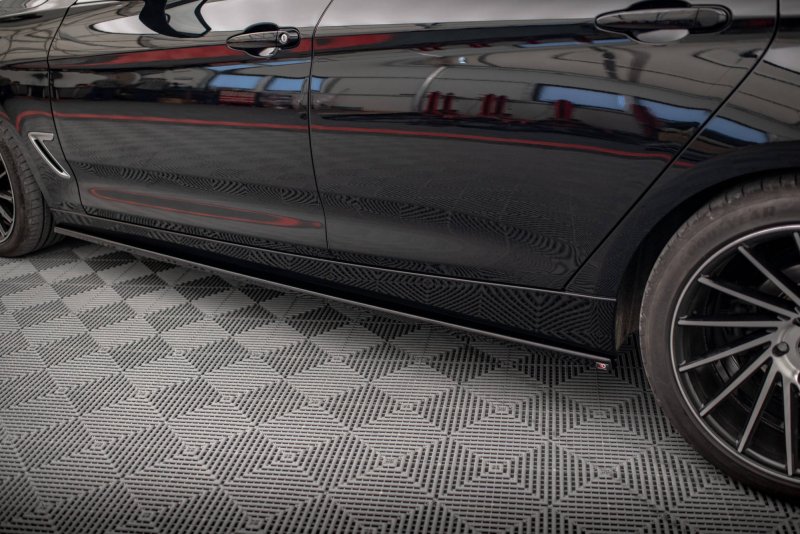 Maxton Seitenschweller Ansatz für BMW 3er GT F34 schwarz Hochglanz BM-3-34-GT-SD1-G