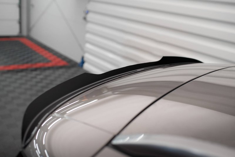 Maxton Spoiler CAP Abrisskante Mercedes-Benz GLE SUV AMG-Line / AMG W167 / W167 Facelift schwarz Hochglanz ME-GLE-X167-AMGLINE-CAP1-G