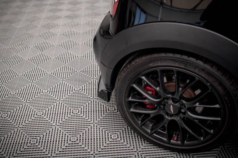 Maxton Heck Ansatz Flaps Diffusor V.3 für Mini Cooper John Cooper Works R56 schwarz Hochglanz MC-S-2-56-JCW-RSD2-G