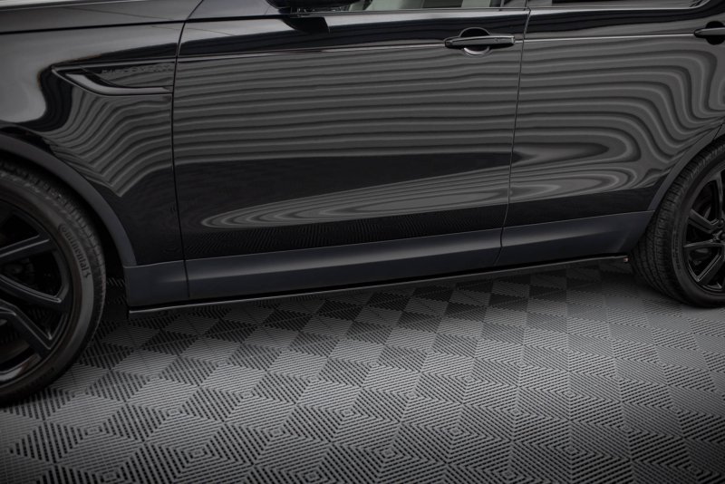 Maxton Seitenschweller Ansatz Land Rover Discovery HSE Mk5 schwarz Hochglanz LR-DISCO-5-HSE-SD1-G