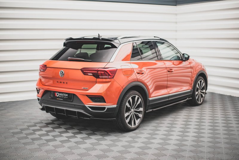 Maxton Spoiler CAP für Volkswagen T-Roc Mk1 schwarz Hochglanz VW-T-ROC-1-CAP1-G