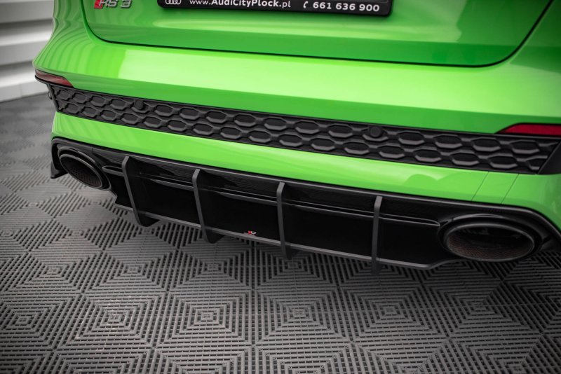 Maxton Street Pro Heckschürze für Audi RS3 Limousine 8Y AURS38YSCNC-RS1BRB