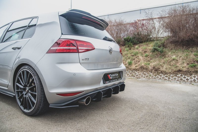 Maxton Racing Heckschürze V.2 für VW Golf 7 GTI VWGO7GTICNC-RS2B