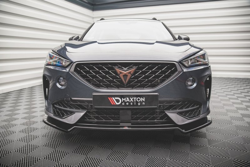 Maxton Front Ansatz V.3 für Cupra Formentor schwarz Hochglanz CU-FO-1-FD3-G