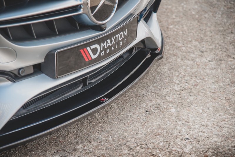 Maxton Front Ansatz V.2 für Mercedes-Benz E63 AMG Kombi/Limousine S213/W213 schwarz Hochglanz ME-E-213-63-ES-FD2-G