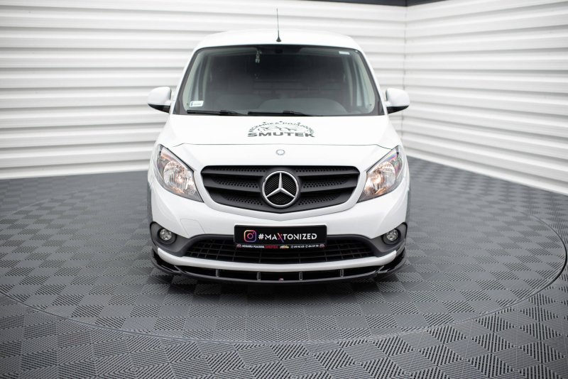 Maxton Front Ansatz Mercedes-Benz Citan W415 schwarz Hochglanz ME-CI-1-FD1-G