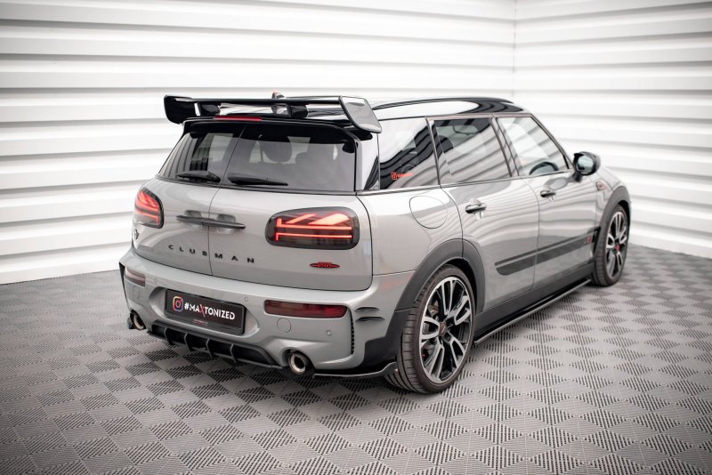 Maxton Heck Ansatz Flaps Diffusor V.2 für Mini Cooper Clubman John Cooper Works F54  schwarz Hochglanz MC-CM-2-S-JCW-RSD2-G