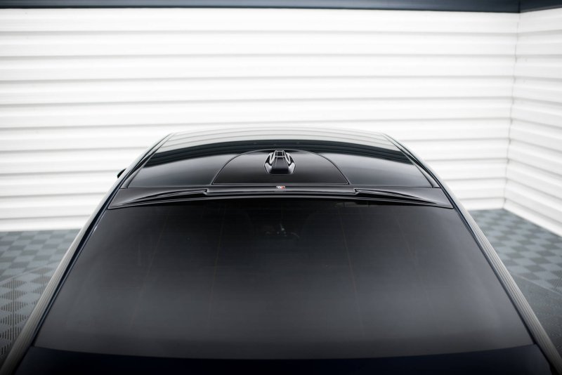 Maxton Heckscheiben Spoiler BMW 5er / i5 M-Paket G60 schwarz Hochglanz BM-5-G60-MPACK-H1-G