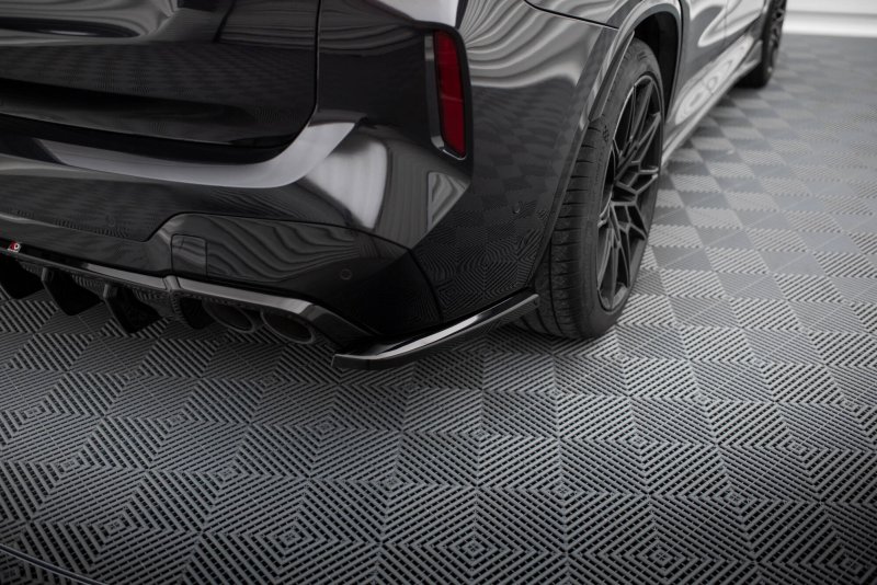 Maxton Heck Ansatz Flaps Diffusor V.2 BMW X3 M F97 / F97 Facelift schwarz Hochglanz BM-X3M-F97F-RSD2-G