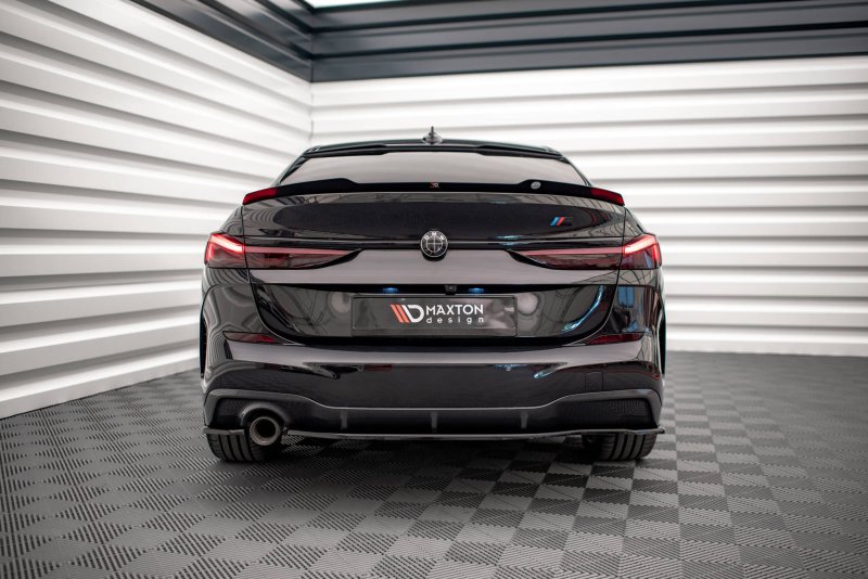 Maxton Spoiler CAP für BMW 2 Gran Coupe M-Paket F44 schwarz Hochglanz BM-2-44-MPACK-CAP1-G