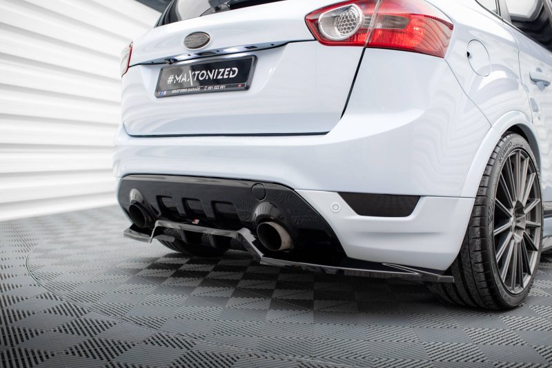 Maxton Mittlerer Cup Diffusor Heck Ansatz Ford Kuga ST Mk1 schwarz Hochglanz FO-KU-1-ST-RD1G+RD2-G