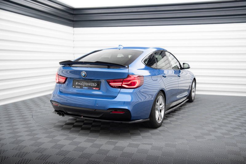 Maxton Heck Ansatz Flaps Diffusor BMW 3er GT M-Paket F34 schwarz Hochglanz BM-3-34-GT-MPACK-RSD1-G