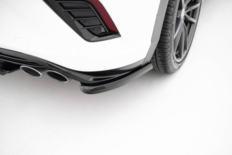 Maxton Heck Ansatz Flaps Diffusor VW T-Roc R Mk1 schwarz Hochglanz VW-T-ROC-1PF-R-RSD1-G