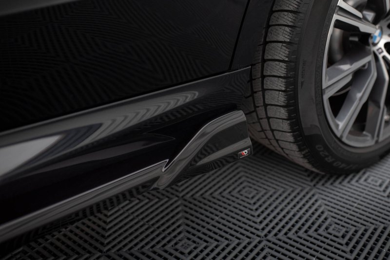 Maxton Seitenschweller Ansatz V.2 BMW X5 M-Paket G05 schwarz Hochglanz BM-X5-05-MPACK-SD2-G
