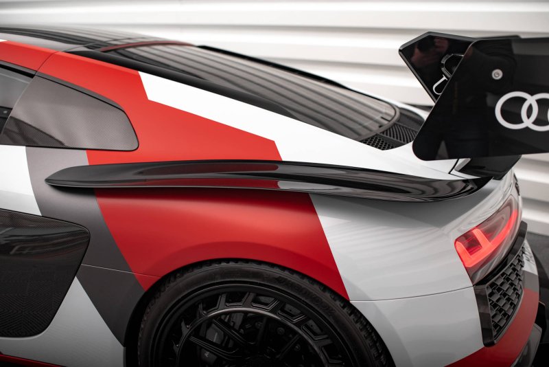 Maxton Rear Side Wings Audi R8 Mk2 Facelift schwarz Hochglanz AU-R8-2F-RFW1-G