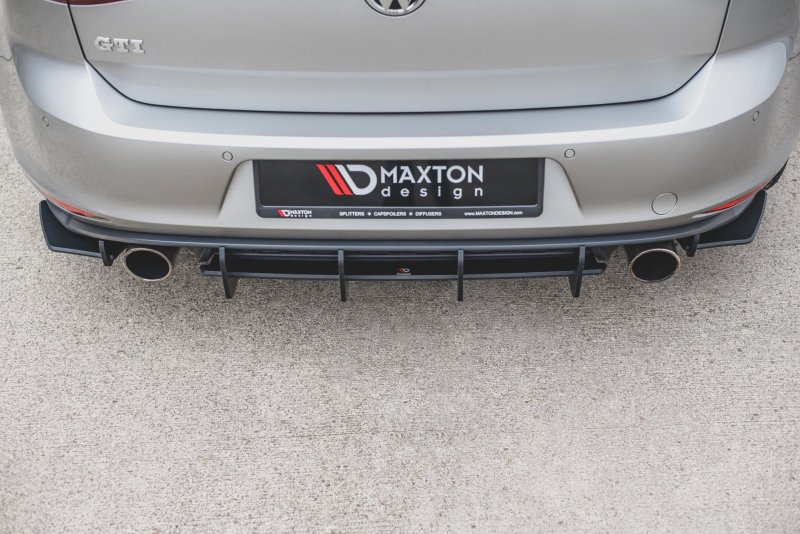 Maxton Racing Heck Ansatz Flaps Diffusor für L + R V.1 VW Golf 7 GTI VWGO7GTICNC-RSD1BRB