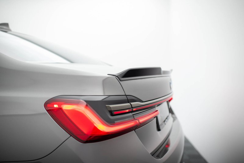 Maxton Spoiler CAP Abrisskante 3D BMW 7 G11 / G12 schwarz Hochglanz BM-7-11-MPACK-CAP2-G