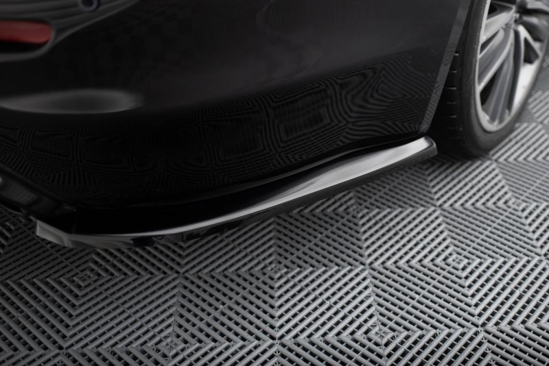 Maxton Heck Ansatz Flaps Diffusor V.2 Infiniti Q50 S Mk1 schwarz Hochglanz IN-Q50S-1-RSD2-G