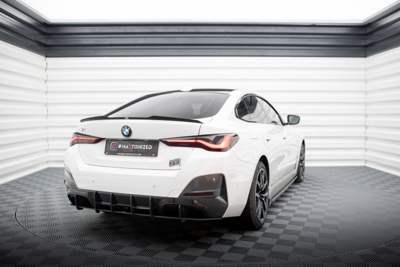 Maxton Street Pro Heckschürze für BMW i4 M-Paket G26 BMI4G26MPACKCNC-RS1B