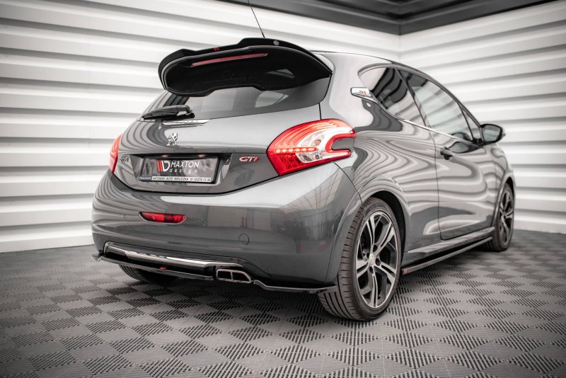 Maxton Spoiler CAP für Peugeot 208 GTi Mk1 schwarz Hochglanz PE-208-1-GTI-CAP1-G