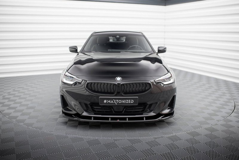 Maxton Front Ansatz V.3 BMW 2 Coupe G42 schwarz Hochglanz BM-2-G42-FD3-G
