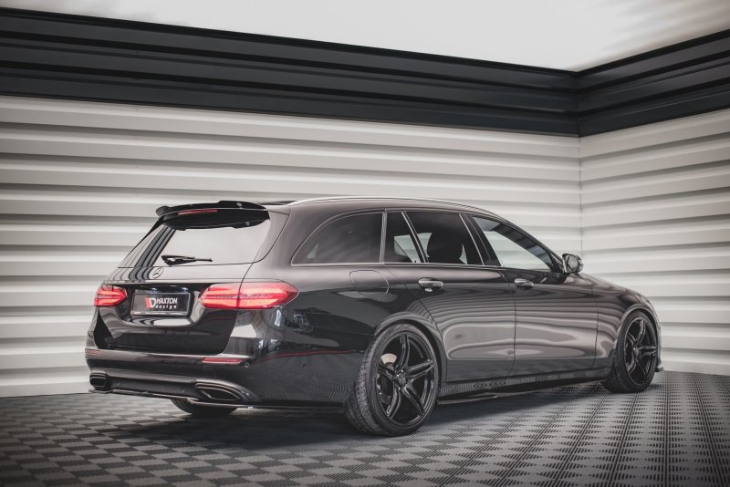 Maxton Spoiler CAP für Mercedes-Benz E Kombi W213 schwarz Hochglanz ME-E-213-ES-CAP1-G