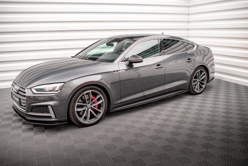 Maxton Street Pro Seitenschweller Ansatz für Audi A5 S-Line / S5 Sportback F5 AUS52SBCNC-SD1BRB
