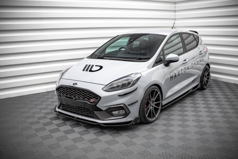 Maxton Verlängerung Motorhaube Ford Fiesta Standard/ ST-Line/ ST schwarz Hochglanz FO-FI-8-BE1-G