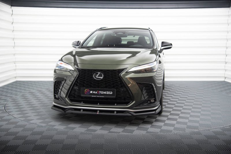 Preview: Maxton Front Ansatz V.2 Lexus NX F-Sport Mk2 schwarz Hochglanz LE-NX-2-FSPORT-FD2-G