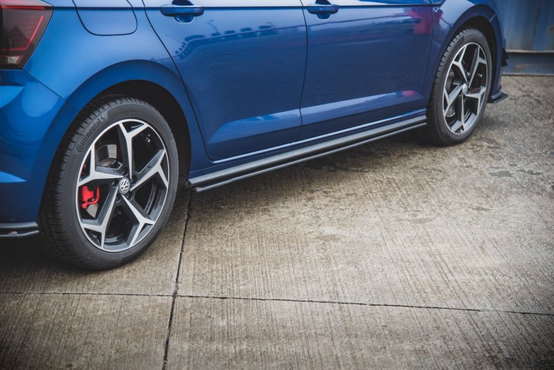 Maxton Racing Seitenschweller Ansatz für Volkswagen Polo AW GTI VWPO6GTICNC-SD3BRB