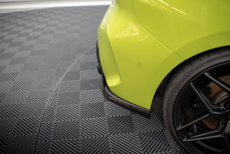 Maxton Heck Ansatz Flaps Diffusor V.1 für1 BMW 1er M-Paket / M135i F40 schwarz Hochglanz BM-1-40-M-RSD7-G
