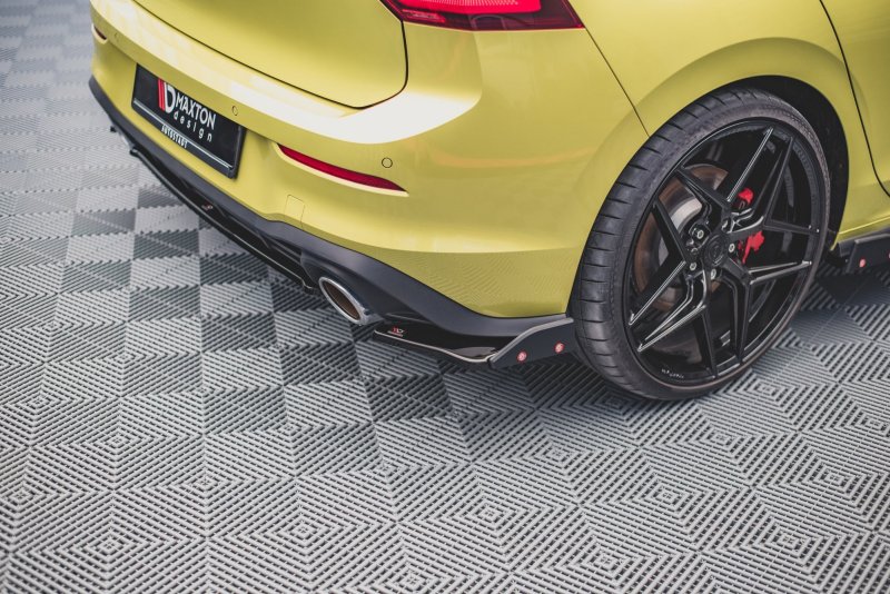 Maxton Heck Ansatz Flaps Diffusor +Flaps für V.1 Volkswagen Golf 8 GTI Clubsport VW-GO-8-GTI-CS-RSD1C+RS