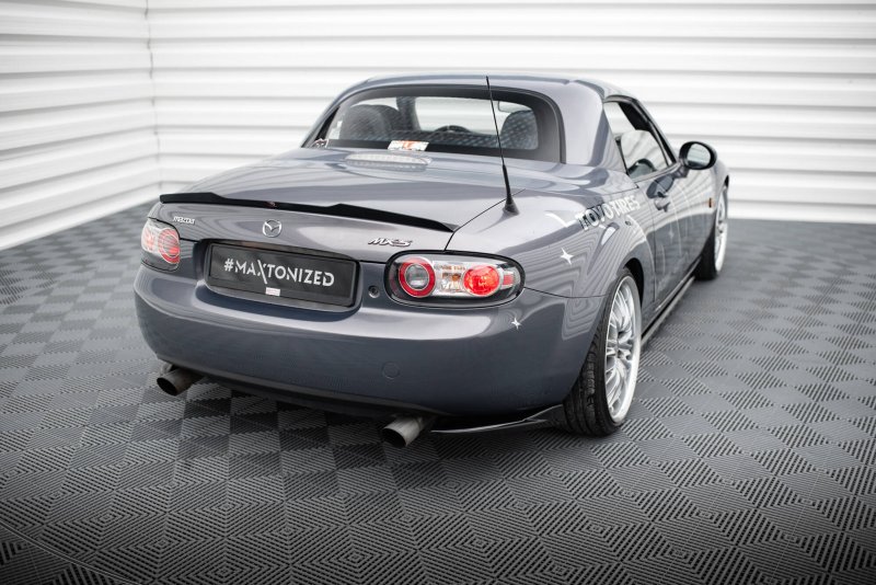 Maxton Heck Ansatz Flaps Diffusor Mazda MX5 NC (Mk3) schwarz Hochglanz MA-MX5-3-RSD1-G