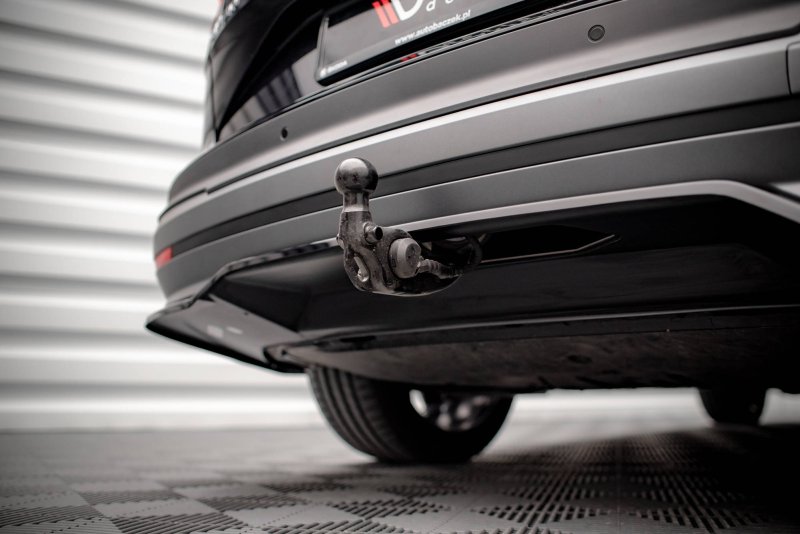 Maxton Mittlerer Diffusor Heck Ansatz DTM Look für Skoda Enyaq iV Carbon Look SK-EN-1-RD1C+RD2-C