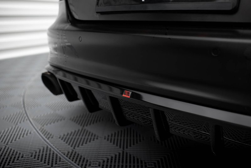 Maxton Diffusor Heck Ansatz Audi A7 S-Line C7 AU-A7-C7-SLINE-RS1GO_O