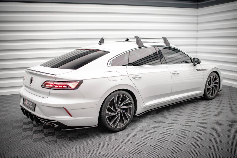 Maxton Street Pro Seitenschweller Ansatz für V.2 für Volkswagen Arteon R / R-Line Facelift VWAR1FRCNC-SD1BRB