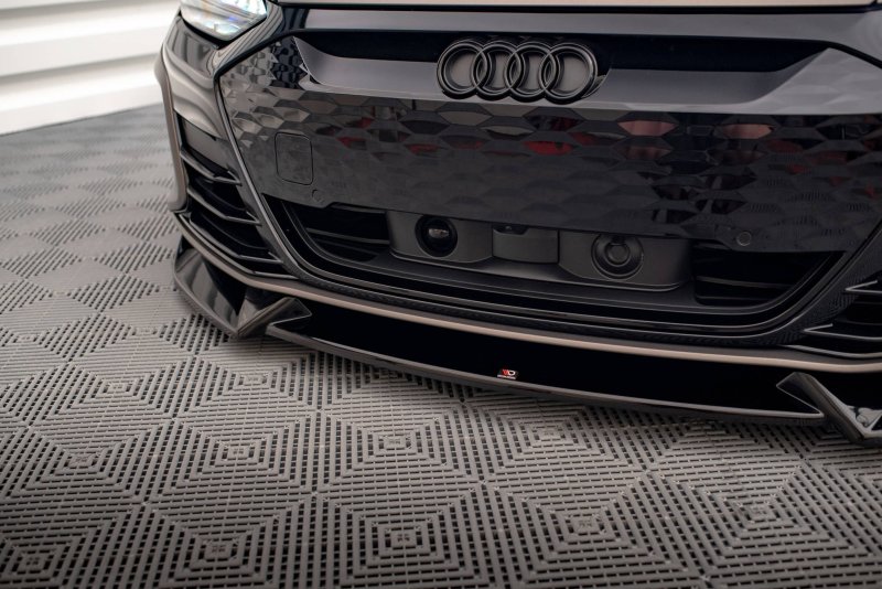 Maxton Front Ansatz V.1 für Audi e-Tron GT / RS GT Mk1 schwarz Hochglanz AU-ETRON-1-RS-FD1-G