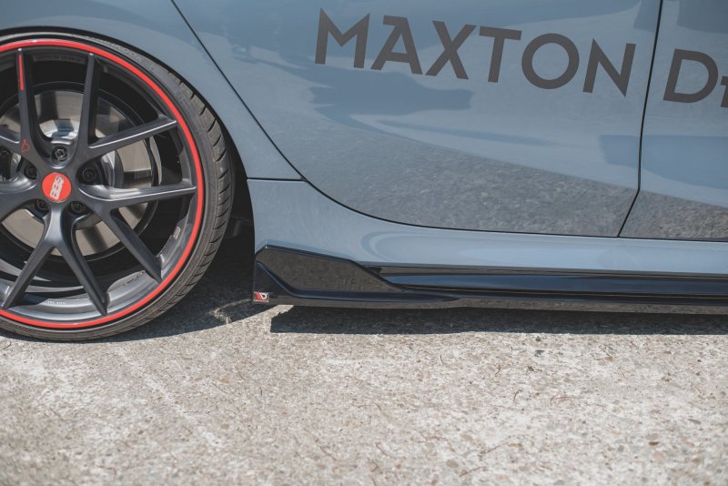 Maxton Seitenschweller Ansatz für V.3 für BMW 1er F40 M-Paket/ M135i  schwarz Hochglanz BM-1-40-M-SD1-G