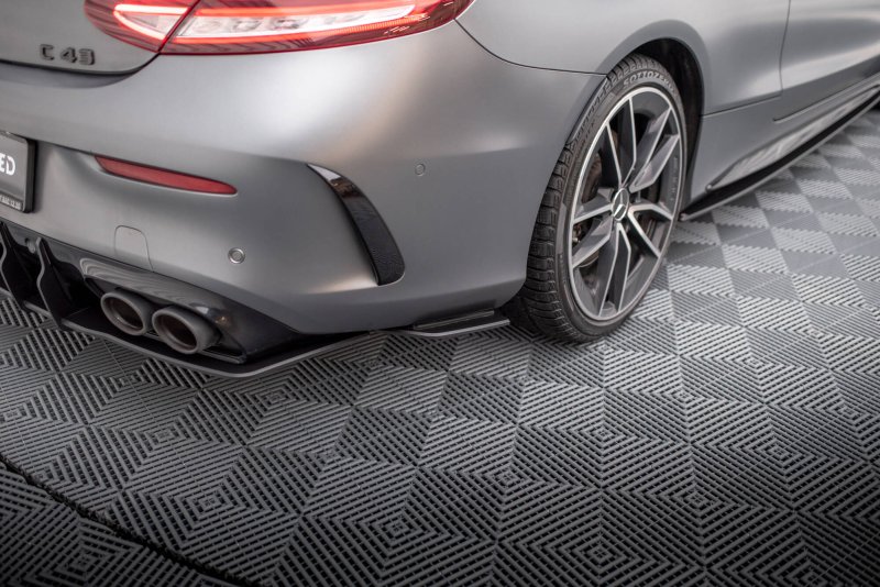 Maxton Street Pro Heck Ansatz Flaps Diffusor Mercedes-AMG C43 Coupe / Cabrio C205 Facelift / A205 Facelift MEC205F43CCNC-RSD1B