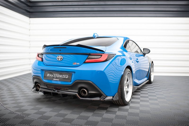 Maxton Spoiler CAP Abrisskante Toyota GR86 Mk1 schwarz Hochglanz TO-GR86-1-CAP1-G