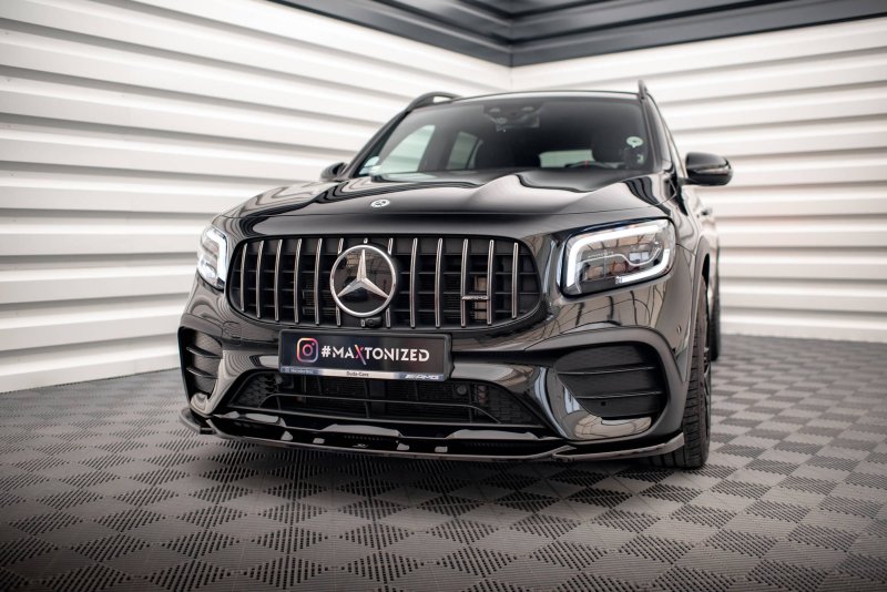 Maxton Front Ansatz V.2 für Mercedes-AMG GLB 35 X247 schwarz Hochglanz ME-GLB-35-247-FD2-G