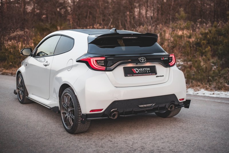 Maxton Heck Ansatz Flaps Diffusor +Flaps für V.2 Toyota GR Yaris Mk4 TO-YA-4-GR4-RSD2C+RS