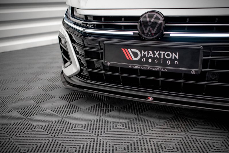 Maxton Front Ansatz V.3 für Volkswagen Arteon R schwarz Hochglanz VW-AR-1F-R-FD3-G