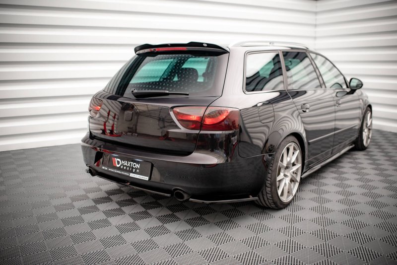 Maxton Heck Ansatz Flaps Diffusor für Seat Exeo schwarz Hochglanz SE-EX-1-K-RSD1-G