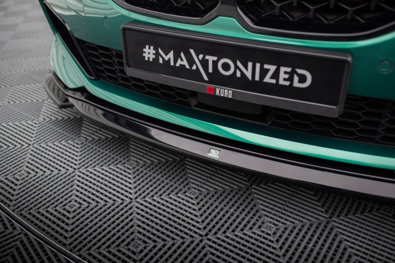 Maxton Front Ansatz V.1 für0 BMW M135i F40 schwarz Hochglanz BM-1-40-M-FD3-G