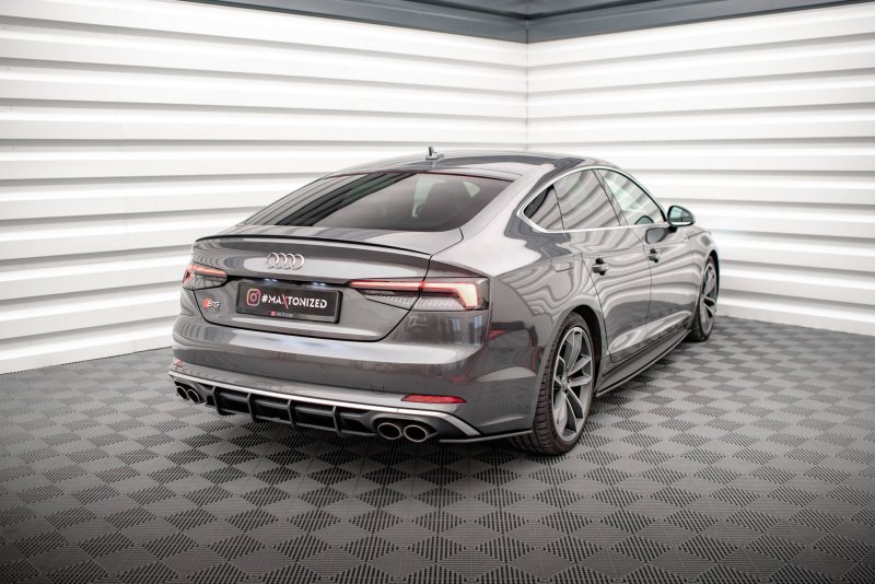 Maxton Street Pro Heckschürze für Audi S5 Coupe / Sportback F5 AUS52CNC-RS1B
