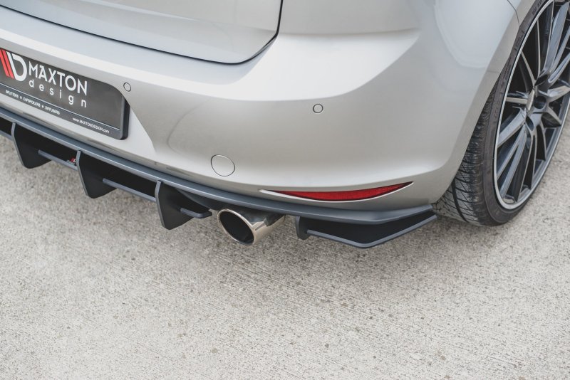 Maxton Racing Heck Ansatz Flaps Diffusor für L + R V.1 VW Golf 7 GTI VWGO7GTICNC-RSD1BRB