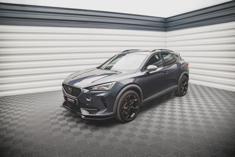 Maxton Front Ansatz V.3 für Cupra Formentor schwarz Hochglanz CU-FO-1-FD3-G