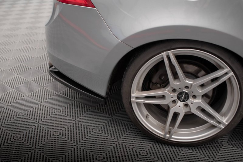 Maxton Heck Ansatz Flaps Diffusor für Volvo S60 R-Design Mk2 schwarz Hochglanz VO-S60-2-RDESIGN-RSD1-G